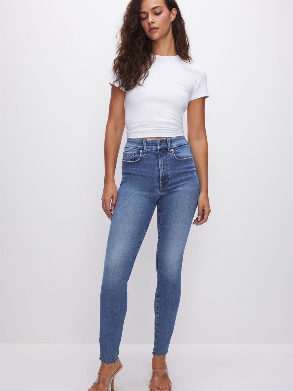Good American Good Waist Skinny Jeans